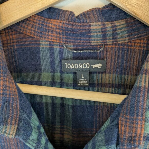 Toad & Co Camas Flannel Shirtdress plaid - Picture 5 of 11